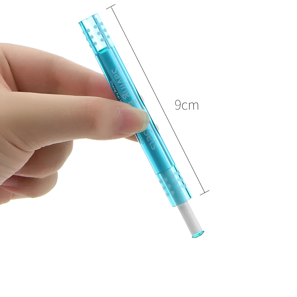 Pencil extender with 9cm length and 0.7mm calibre showing five style options