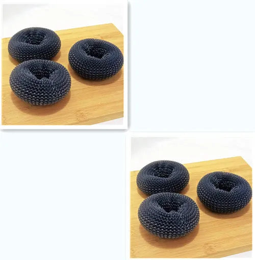 PET kitchen soap dispensing palm brush with push-type mechanism for scrubbing stoves and tiles