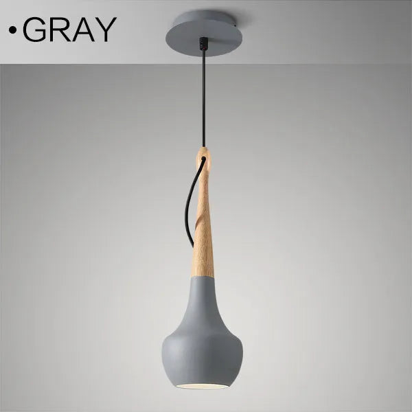 Postmodern minimalist LED dining room chandelier 110x350mm in black finish with adjustable height