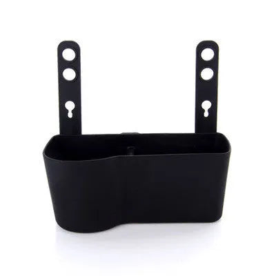 Japanese creative car seat storage box in black plastic hanging design 200x90x90mm