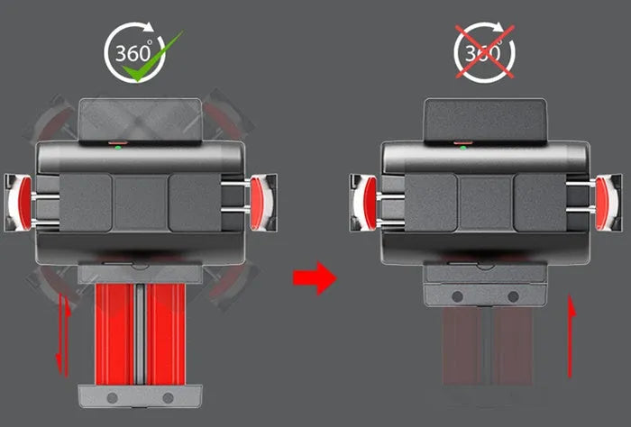 Universal aluminium smartphone tripod extended to 716mm with phone clamp holding mobile device