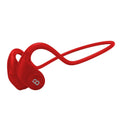 Bone conduction wireless ear-mounted fitness headphones in black with Bluetooth 5.0