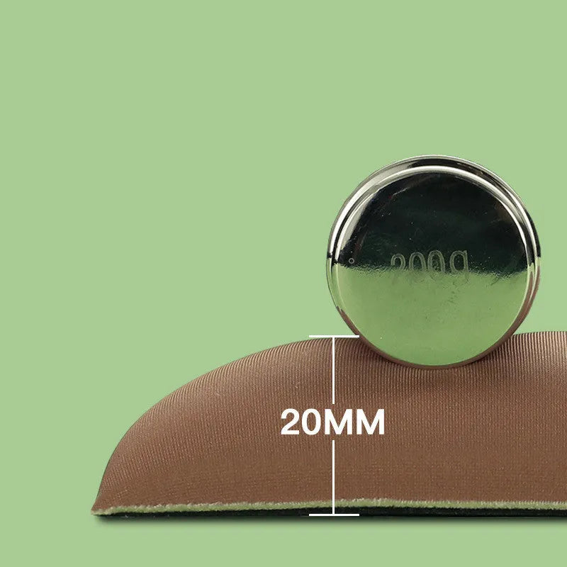Green kiwi fruit design on a cloth mouse pad with a thick, integrated silicone wrist support cushion.