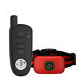 Dog training device with LED display and remote control, silicone sleeve, 5.0 cm x 12.0 cm x 4.0 cm, black or red