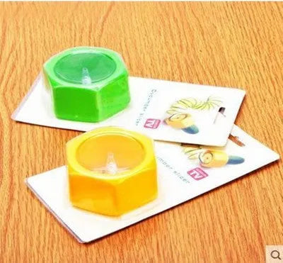 Yellow and green ABS plastic vegetable cutter with 8cm diameter for kitchen slicing