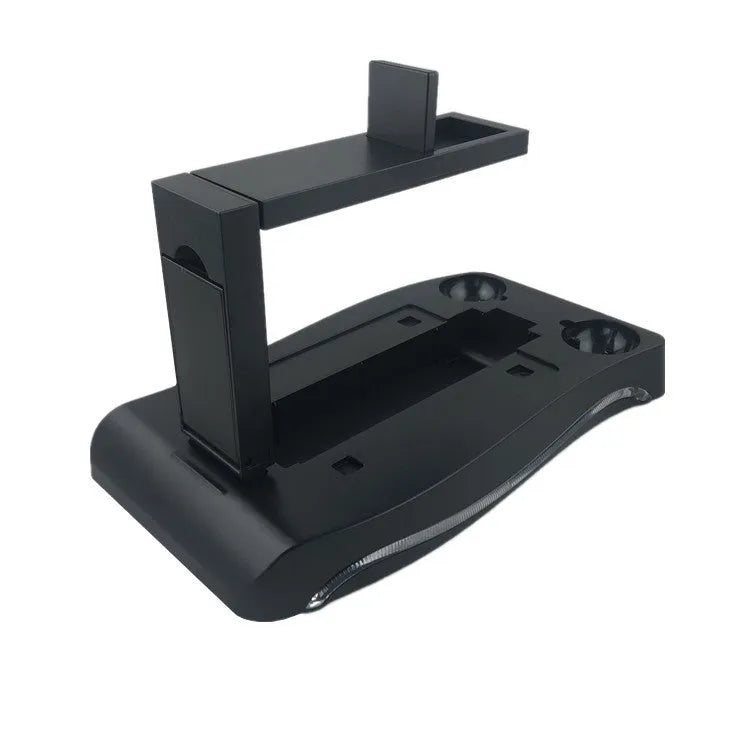 Black PS4 VR controller charging base with dual docks for PlayStation 4 Move motion controllers