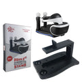 Black PS4 VR controller charging base with dual docks for PlayStation 4 Move motion controllers