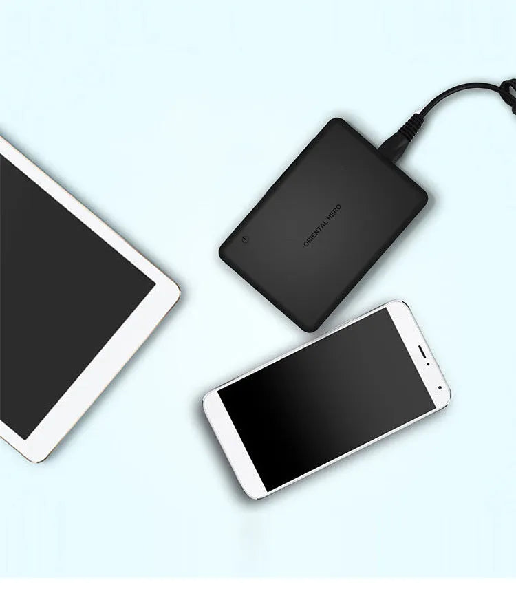 OH-W32 black and white 60W desktop fast charger with USB port and indicator light