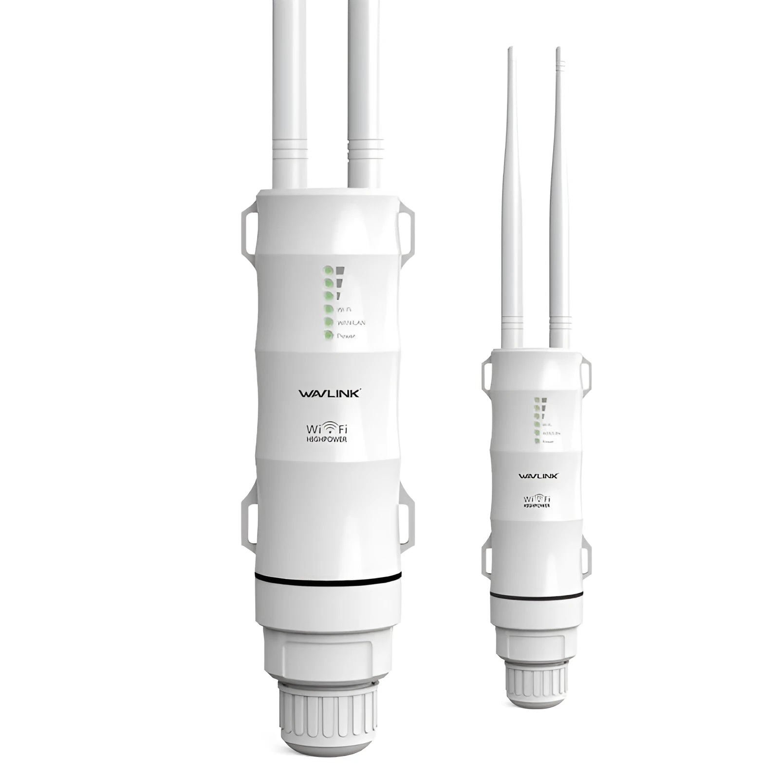 White AC600 outdoor wireless AP rangefinder with detachable unit and 600 metre coverage