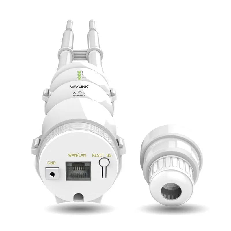 White AC600 outdoor wireless AP rangefinder with detachable unit and 600 metre coverage