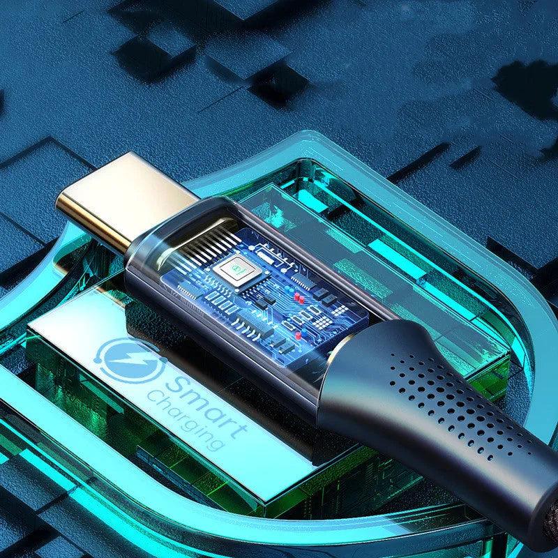 MCDODO Meadow Firefox USB-C to USB-C 100W fast charging cable with reversible connector