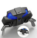 Black wired back button attachment for PS4 SLIM and PRO controllers with a long cable.