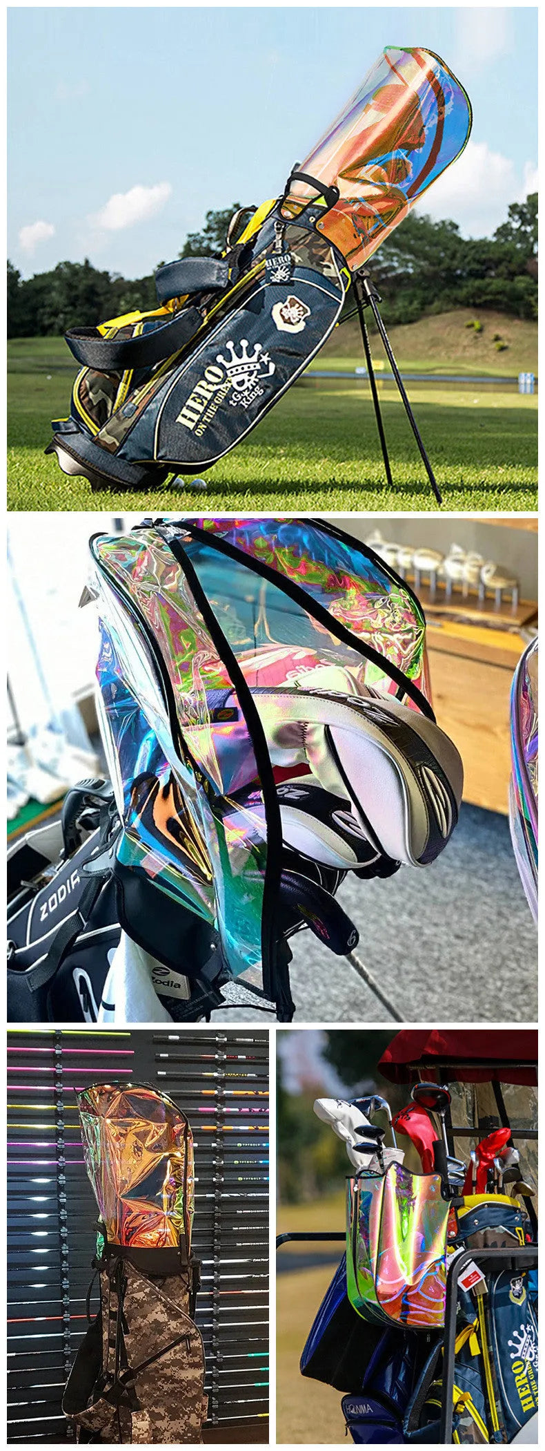 TPU translucent colourful ball bag hat with adjustable buckle