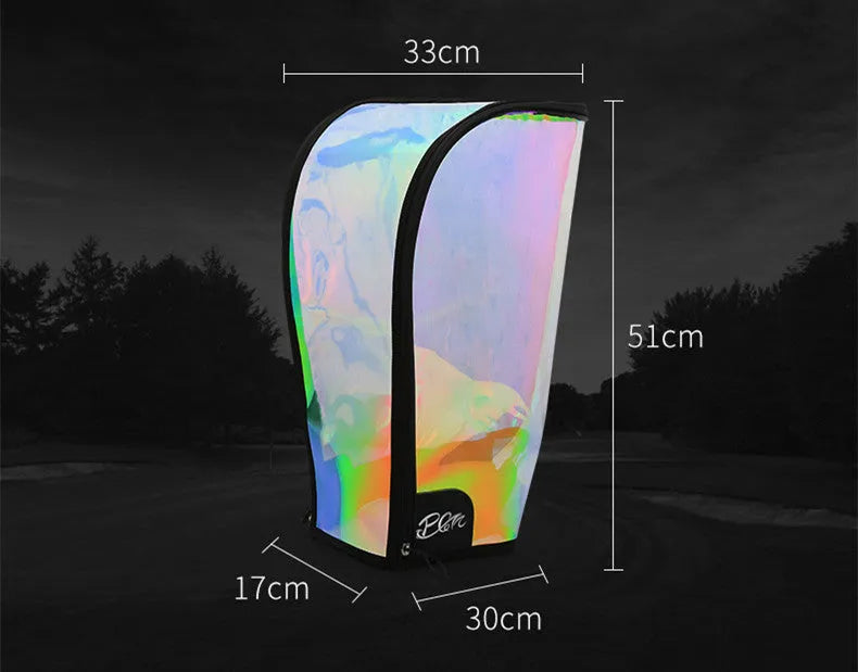 TPU translucent colourful ball bag hat with adjustable buckle