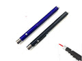 Black laser pointer pen with red infrared beam for presentations measuring 13.5 cm long