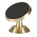 Universal magnetic car phone holder in black silver and gold colours for smartphone mounting