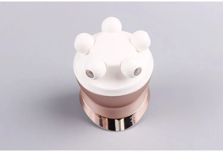 White ladies five-in-one rechargeable electric shaver and plucker for whole body hair removal, with ABS body
