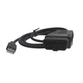 XHORSE HDS Cable OBD2 diagnostic cable in black colour for Honda vehicle diagnostics