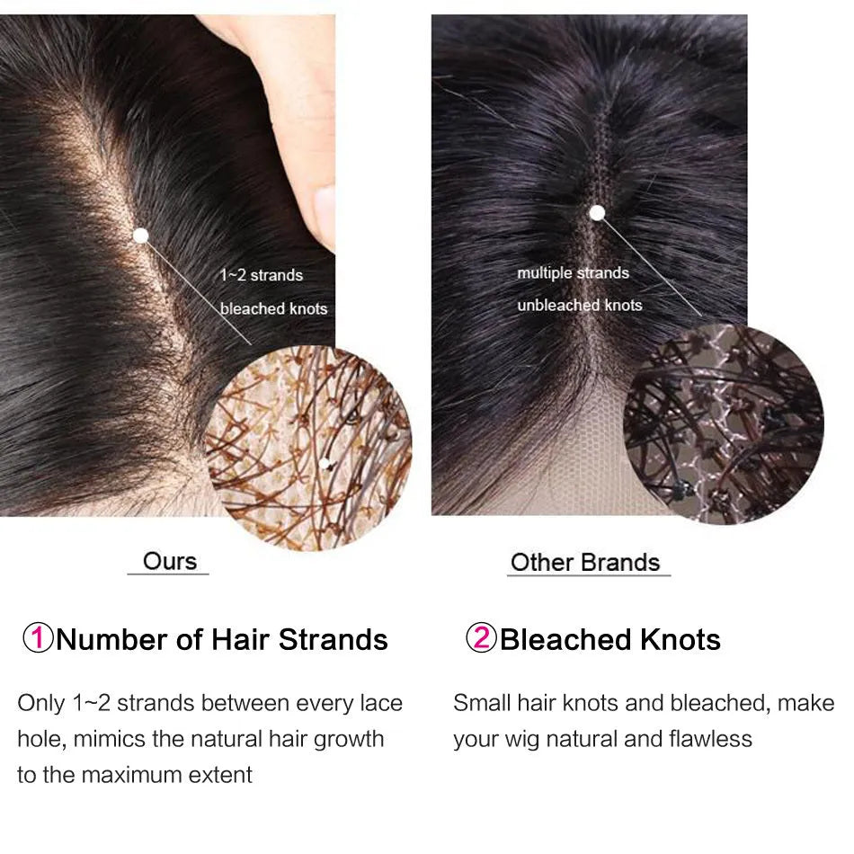 Black front lace small wave curly wig with half hand woven construction in 16 to 26 inch lengths