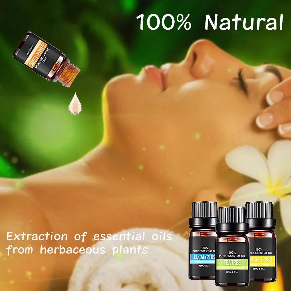Organic essential oils set 28 x 10ml bottles in a gift kit with assorted fragrances including lavender and peppermint
