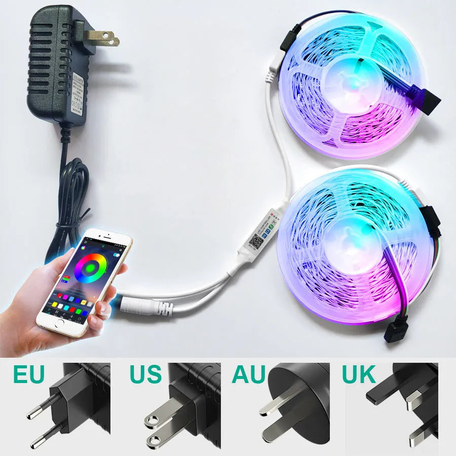 24-key mini Bluetooth DC head RGB controller for LED strip lights