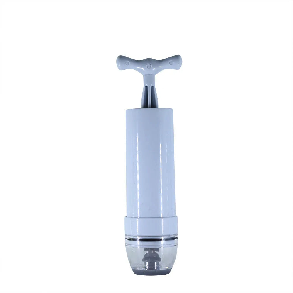 Green manual vacuum compression storage bag with manual pump for space-saving storage