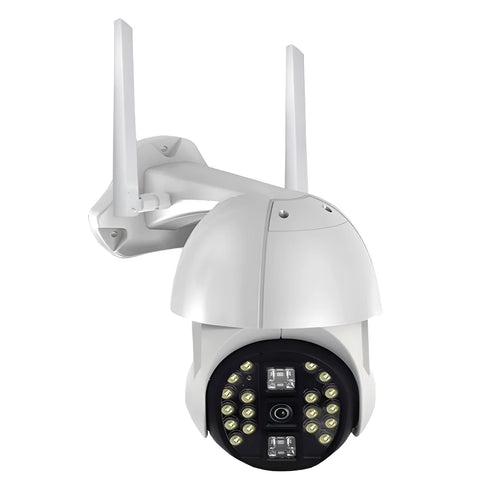 V20 1080P HD wireless surveillance camera with 360-degree outdoor view and WiFi connectivity