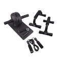 Resistance bands push-up bar abdominal fitness equipment set in black blue green or red colours