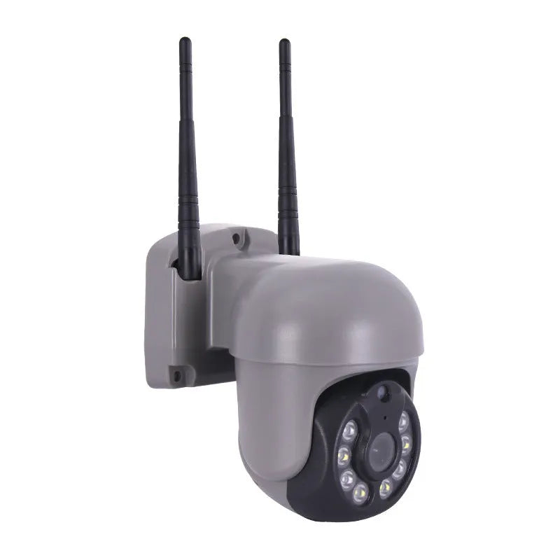 White spherical wireless 3-megapixel surveillance camera with 8-way NVR
