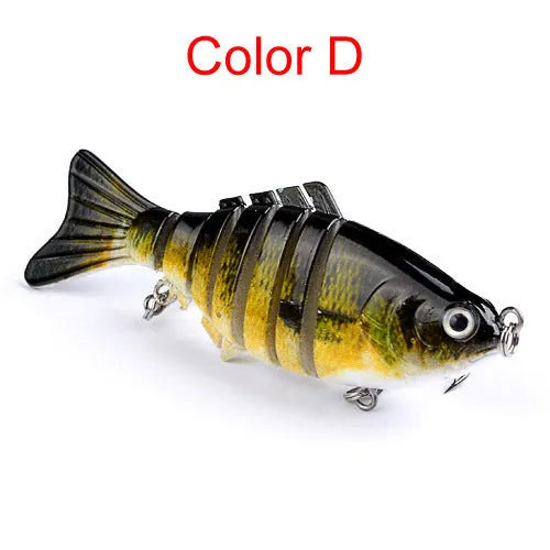 Luya Knotty Lure 10cm 15.5g ABS hard bionic bait fishing lure in multiple colour options