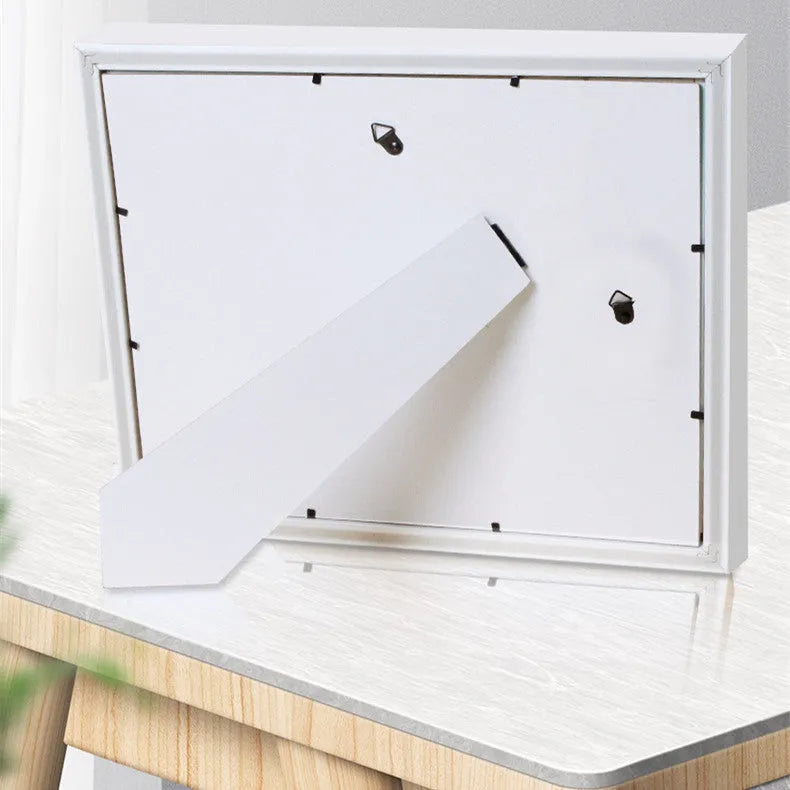 Baby hand and foot print frame with digital warm light display in solid wood or MDF frame