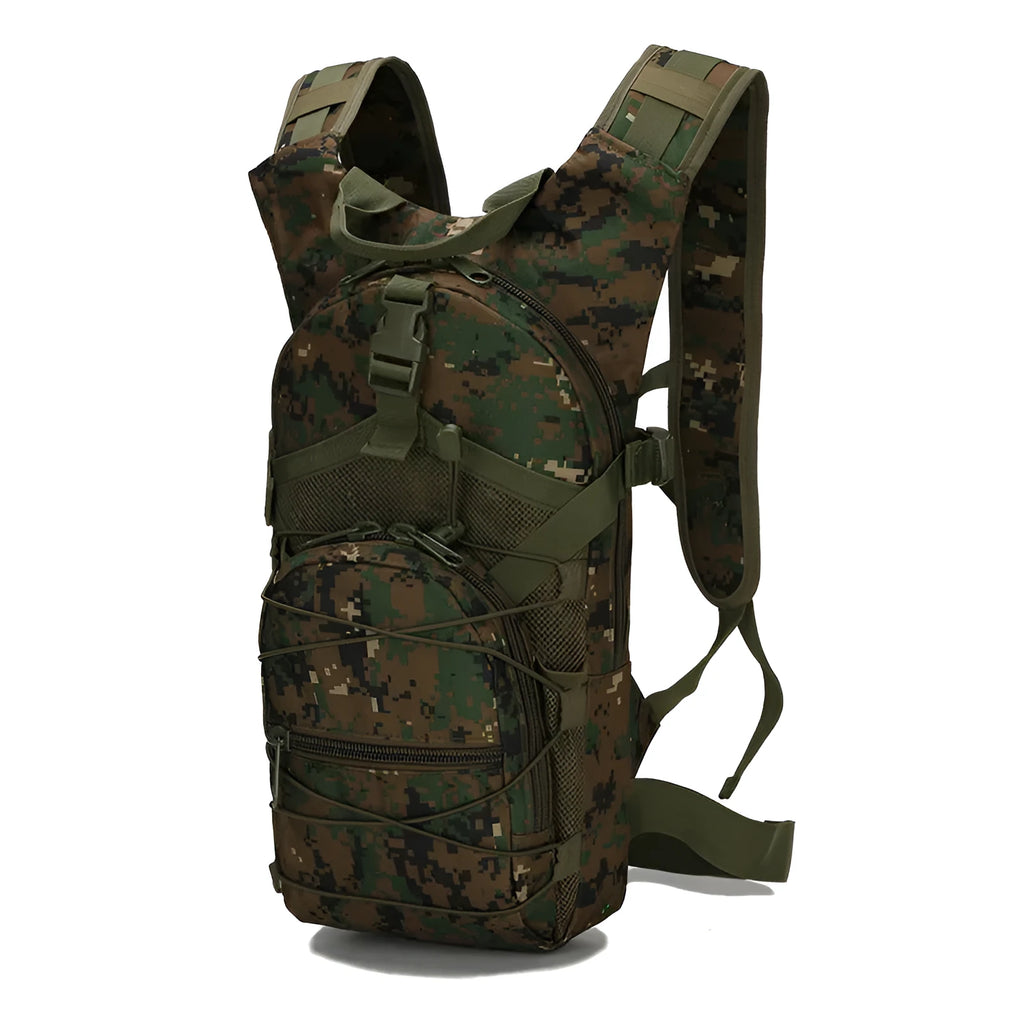 Mountaineering hiking backpack 20-35L tactical camouflage bag made from Oxford cloth and canvas