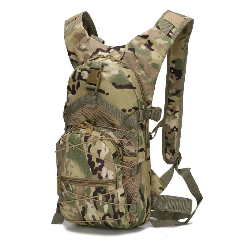 Mountaineering hiking backpack 20-35L tactical camouflage bag made from Oxford cloth and canvas