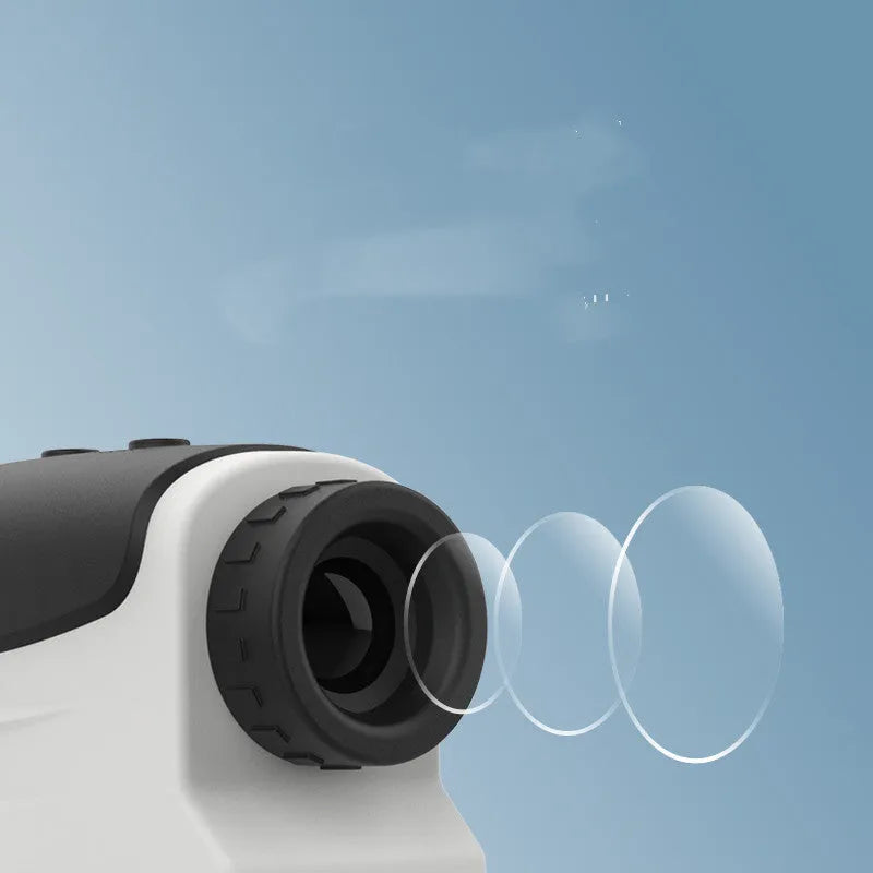 A laser ranging telescope for golf and outdoor distance measurement up to 1500 metres.