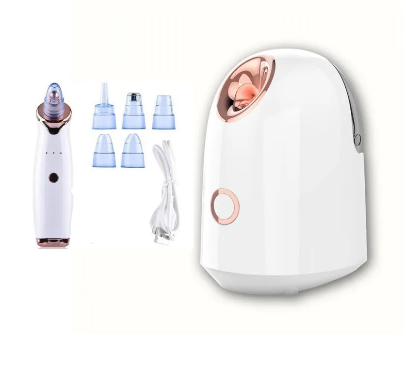 White steam facial spray hydration apparatus with 150ml water tank and 220V USA plug
