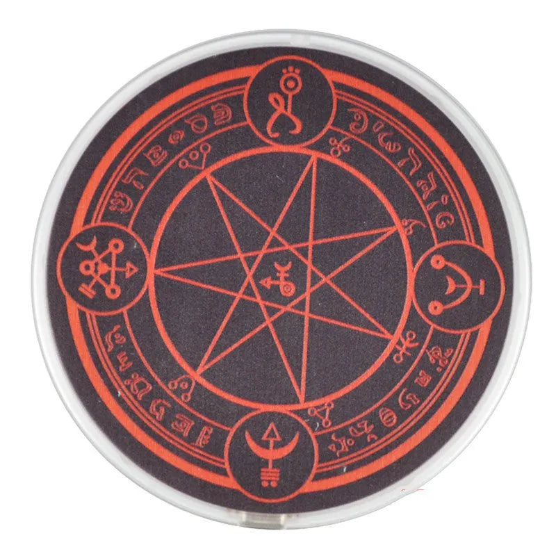 15W Fast Magic Array Wireless Charger with indicator light in orange colour