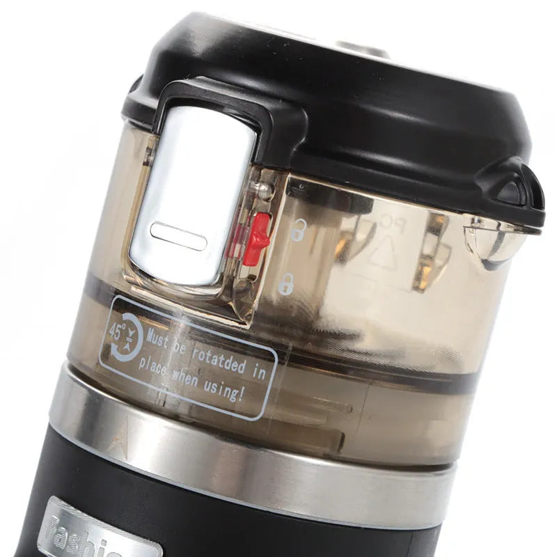 60ml black nylon car moka pot with cigarette lighter plug for vehicle coffee brewing