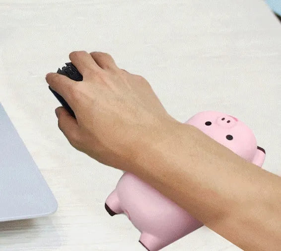 Wristband mouse pad with non-slip wrist guard and hand pillow in five colour options