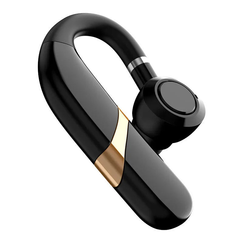 X9 Bluetooth headset single ear hanging design with black finish and charging compartment