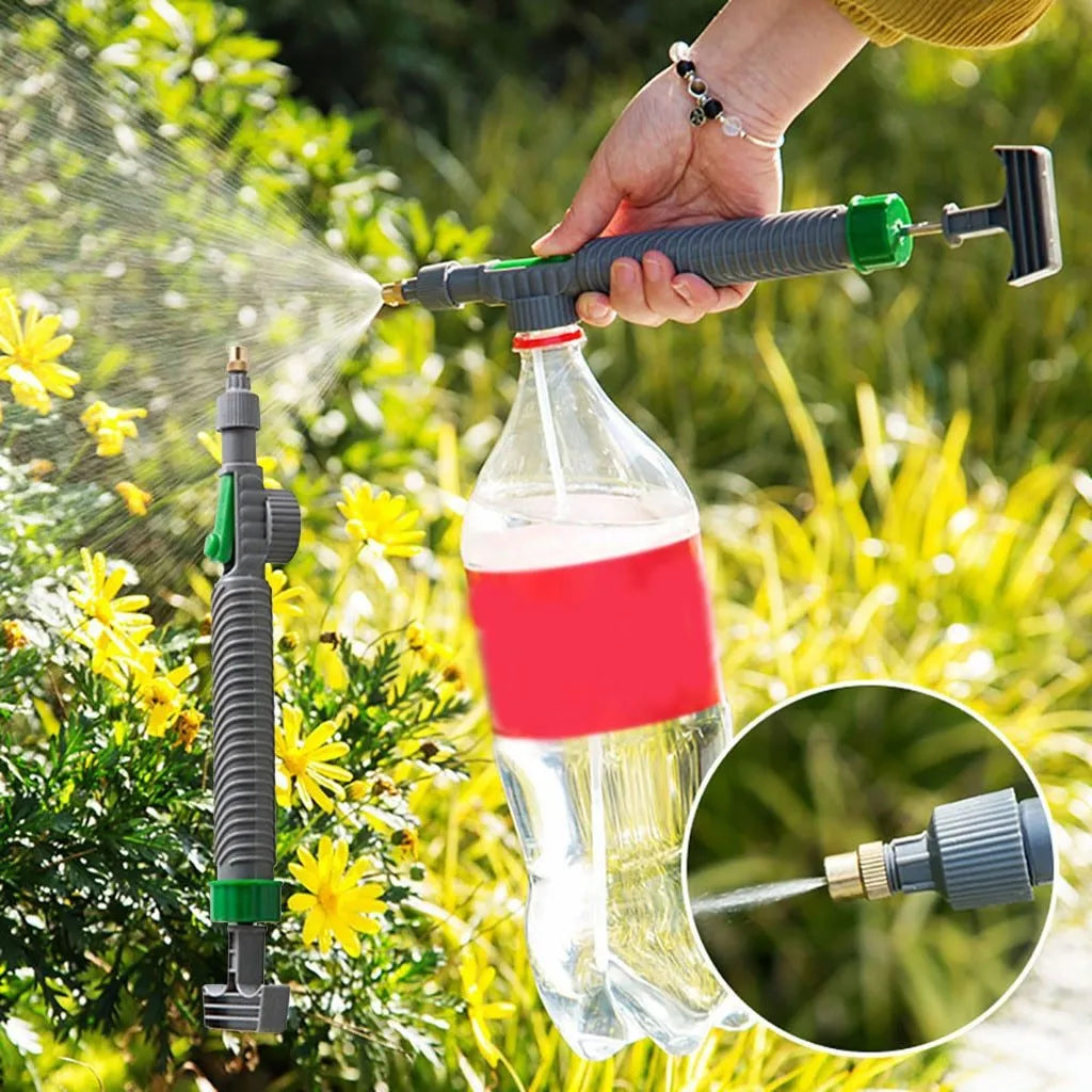 Universal beverage bottle watering sprayer nozzle with 30cm tube for household plants