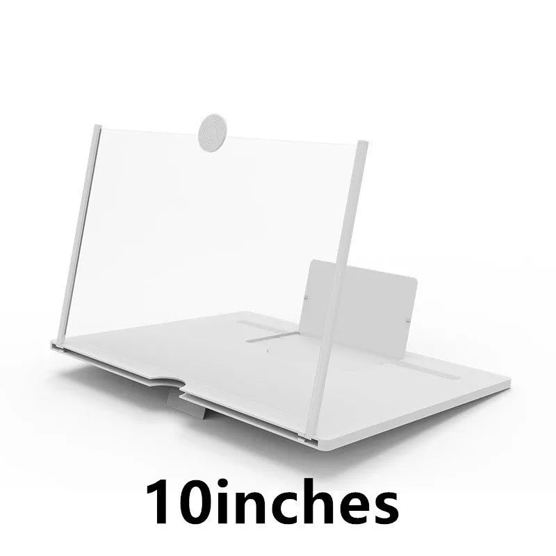 12-inch wooden screen amplifier folding bracket in black colour showing portable design