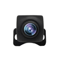 Black reversing car camera with wide-angle starlight night vision lens, plastic shell, size 13.2 cm x 8.2 cm x 4.6 cm