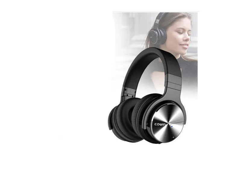Kayo Cowin E7-Pro ANC active noise cancelling Bluetooth headphones in red, pink, black, or white colours