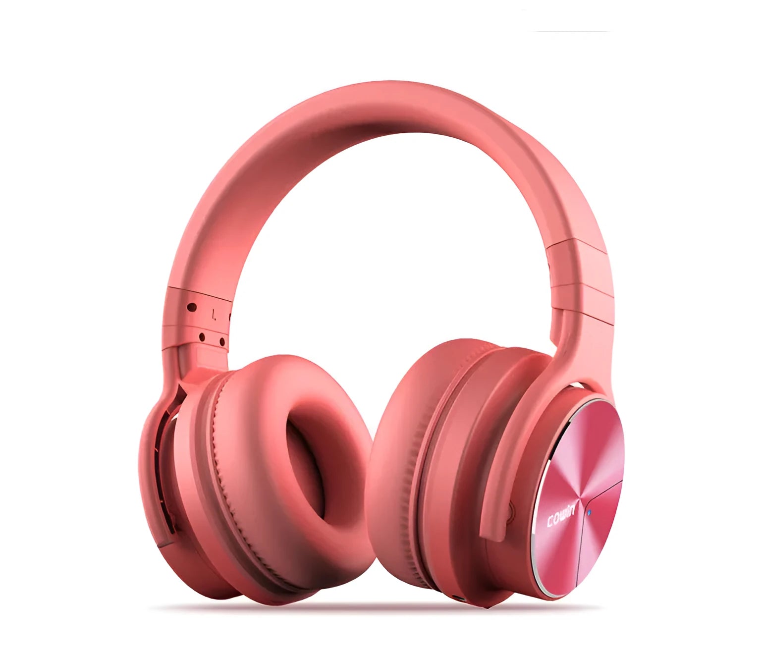 Kayo Cowin E7-Pro ANC active noise cancelling Bluetooth headphones in red, pink, black, or white colours