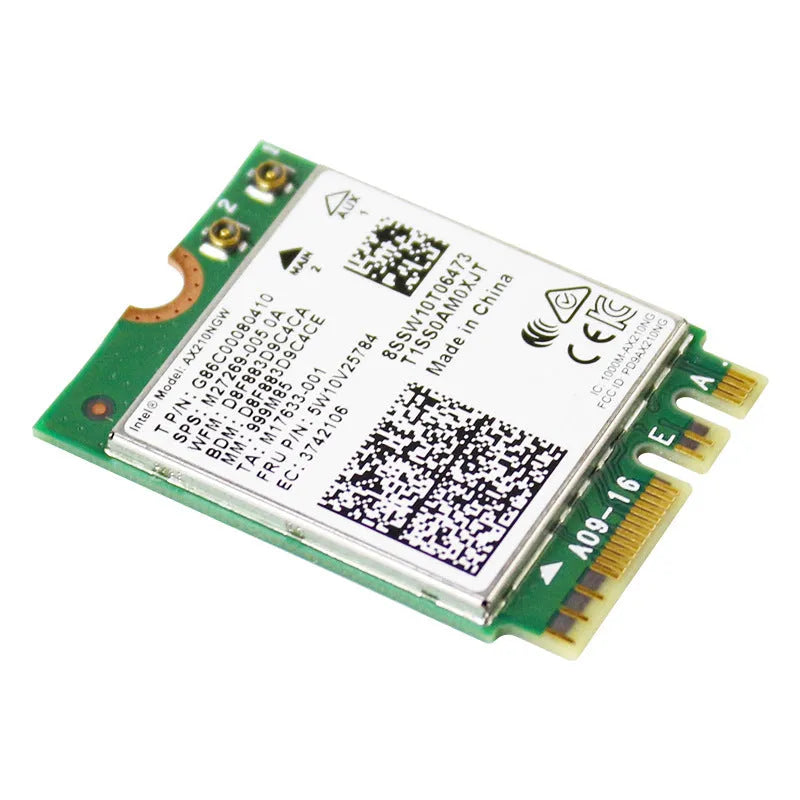 EDUP AX210 green PCI Express wireless network card for laptops with Wi-Fi 6E and Bluetooth