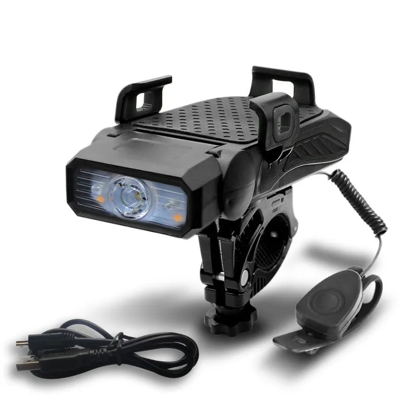 Rechargeable bicycle light in choice of colours with single or double lamp options