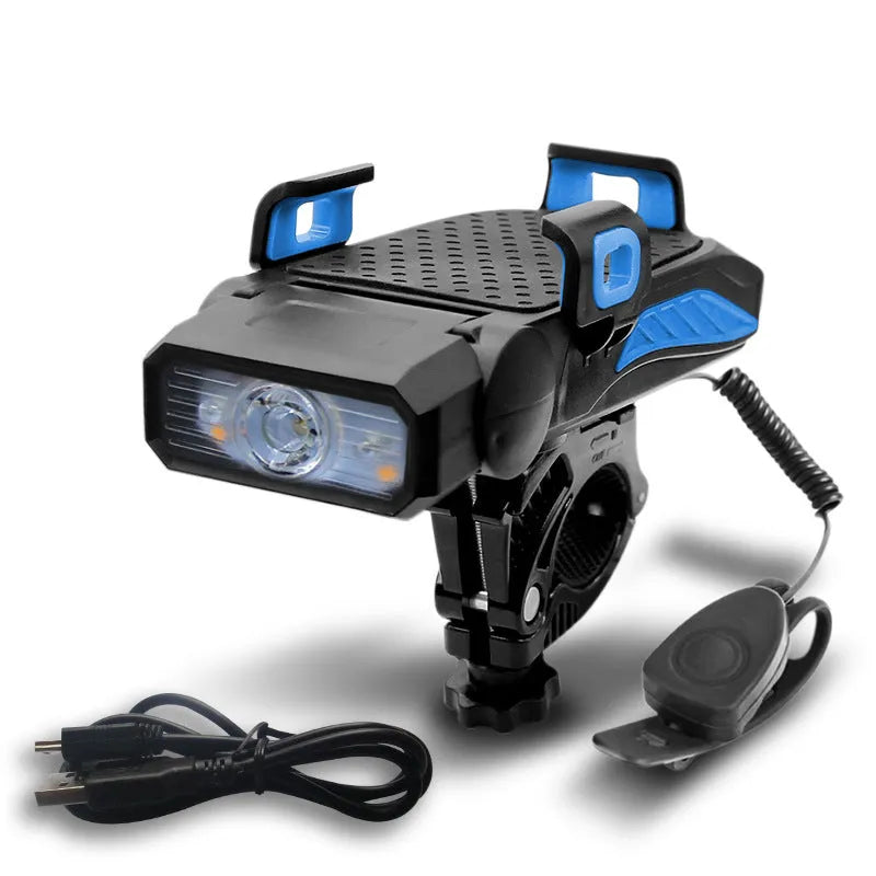 Rechargeable bicycle light in choice of colours with single or double lamp options