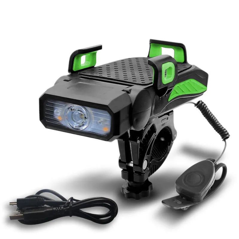 Rechargeable bicycle light in choice of colours with single or double lamp options