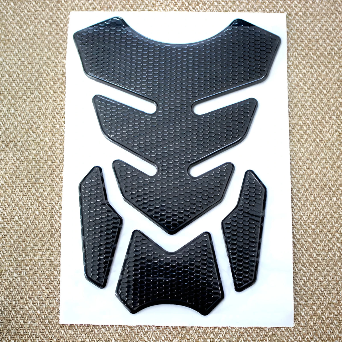 3D King Kong PVC self-adhesive motorcycle sticker in 19x14cm size with black edge colour