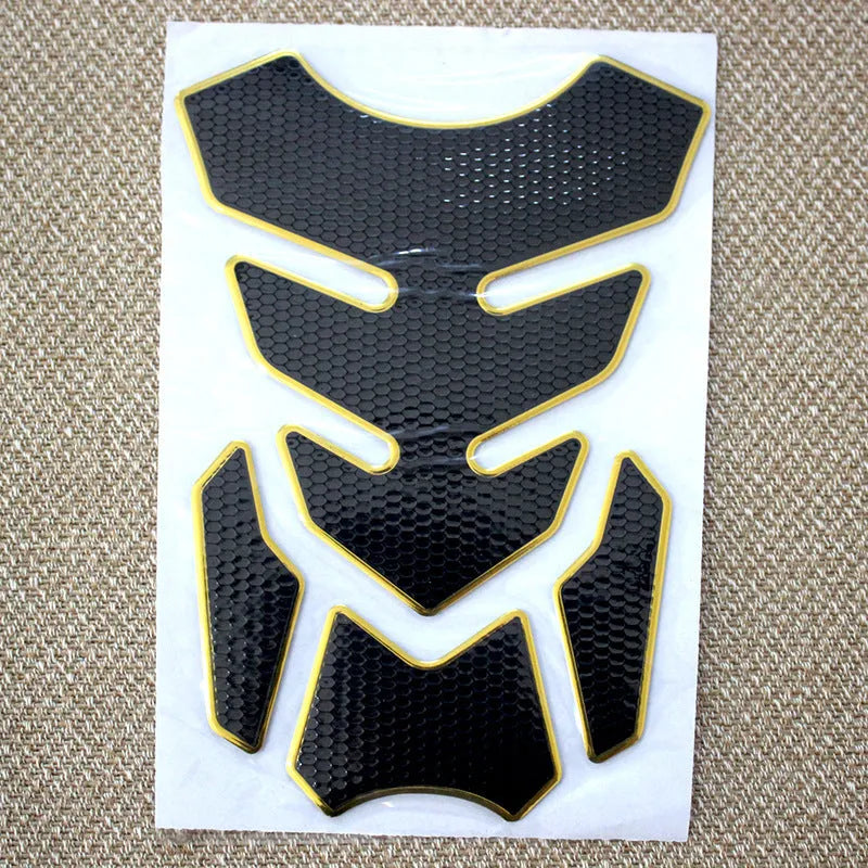 3D King Kong PVC self-adhesive motorcycle sticker in 19x14cm size with black edge colour